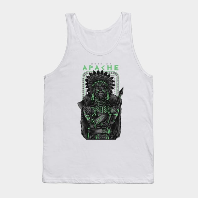 Apache Warrior Tank Top by Kingdom Arts and Designs